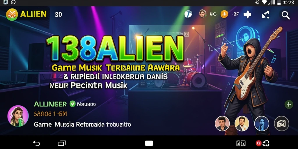 Tampilan gameplay seru di 138ALIEN dengan interaksi musik yang menyenangkan.