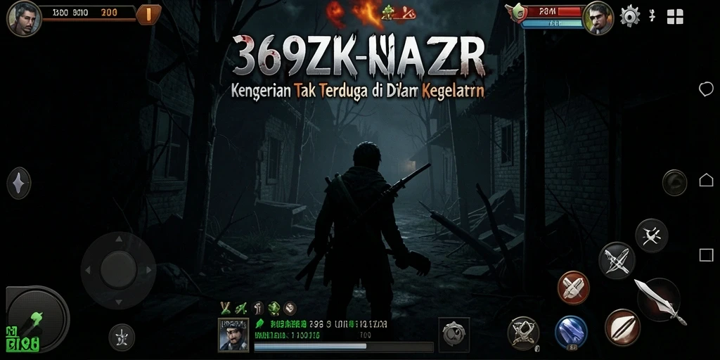 Tangkapan layar <strong>369ZK</strong> menunjukkan momen menegangkan saat berhadapan dengan hantu.