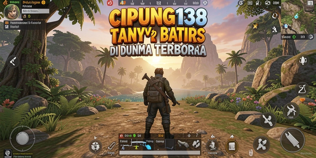 Tampilan gameplay <strong>CIPUNG138</strong> menampilkan dunia terbuka yang luas dan penuh petualangan.