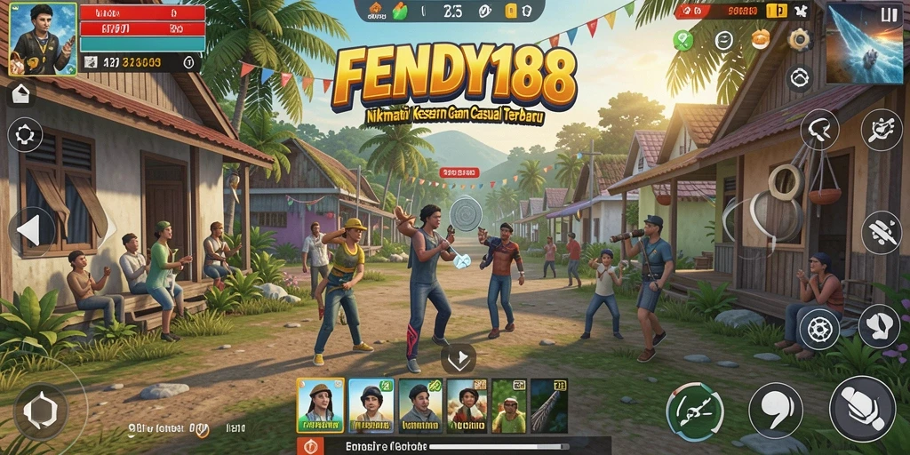 Screenshot gameplay FENDY188 menampilkan keseruan bermain game Casual.