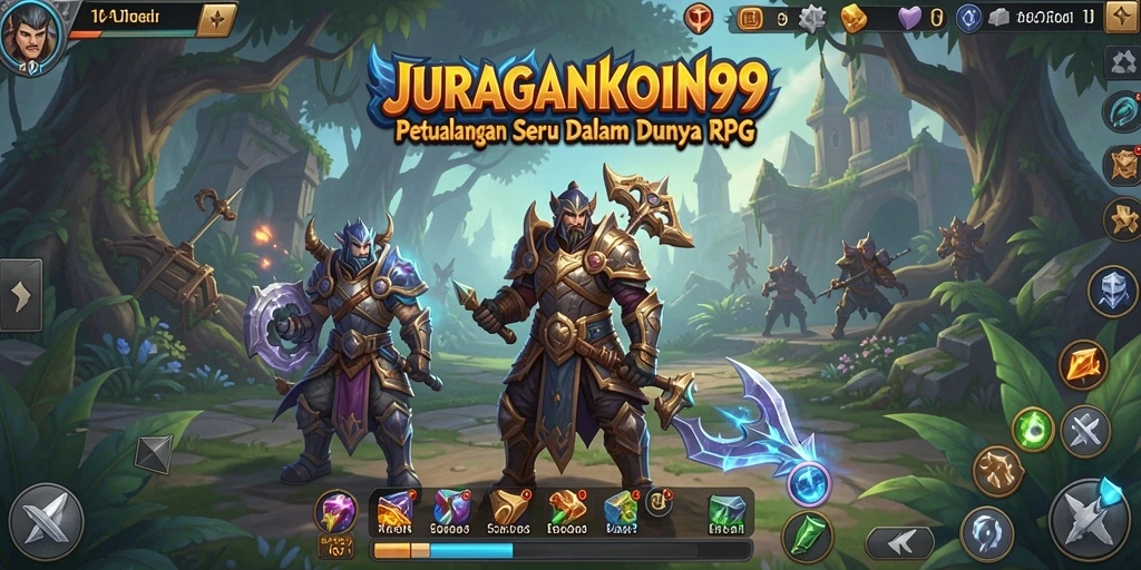 Tampilan gameplay seru dan mendebarkan di JURAGANKOIN99