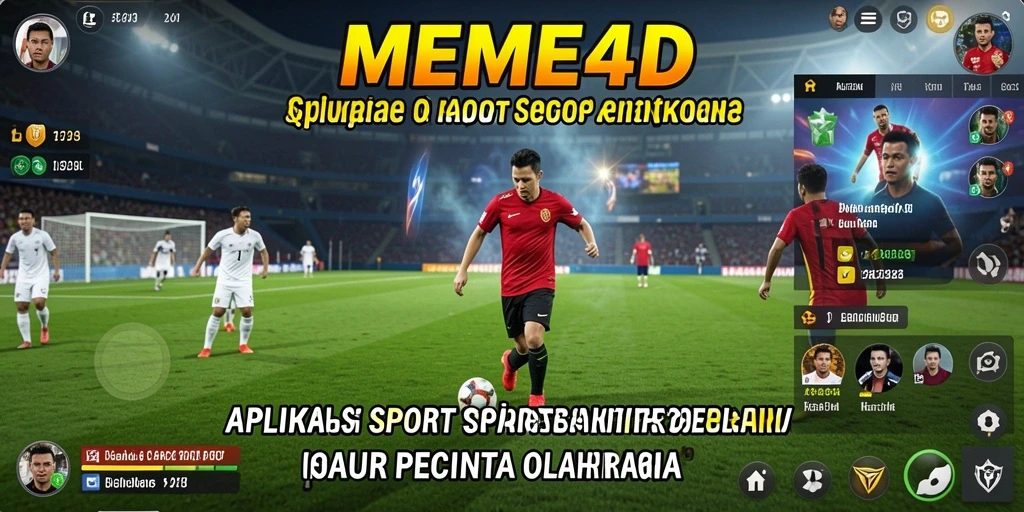 Tampilan gameplay taruhan olahraga yang menarik di MEME4D.