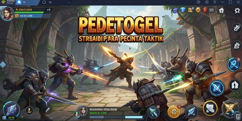 Tampilan gameplay yang mendebarkan dari PEDETOGEL dengan aksi strategis.