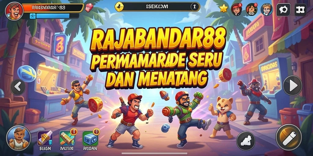 Tangkapan layar RAJABANDAR88 menampilkan aksi cepat dalam permainan Arcade.