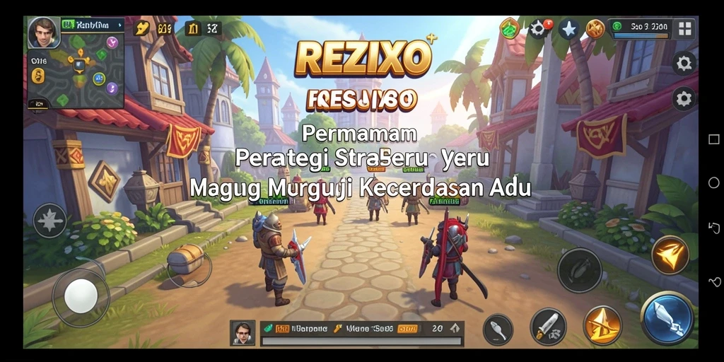 Tampilan gameplay REZIXO yang menarik dan menantang dalam kategori strategi.
