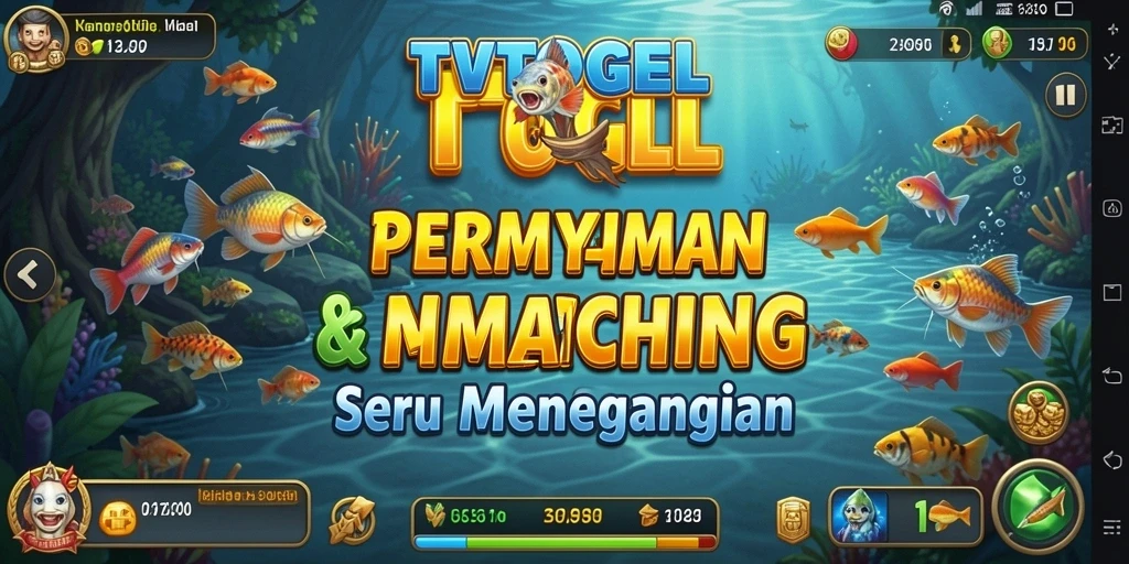 Tampilan grafis menarik dari gameplay memancing di TVTOGEL.